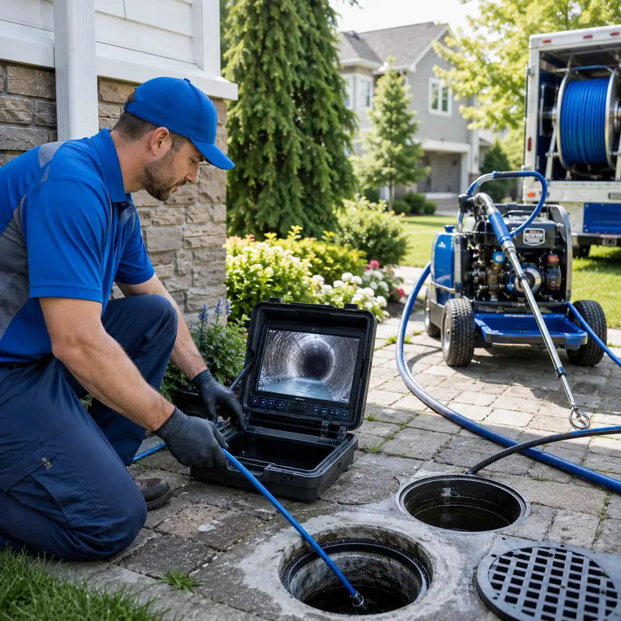 Outdoor drain cleaning professionals serving Potts Camp, MS
